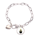 thumbnail image 1 of Pastel de amor alegre quote Style Pulsera de cadena de corazón joyería encanto moda, 1 of 3