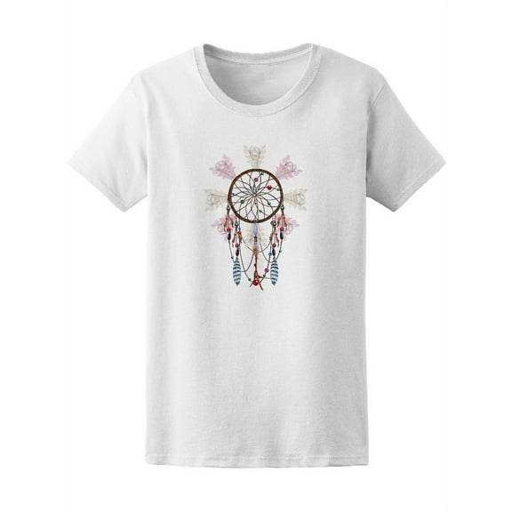 Watercolor Dreamcatcher Feather Women Tee - Image by Shutterstock