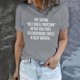 thumbnail image 1 of mfyjkho Tops Deportivos Para Mujer, Blusa De Manga Corta Para Mujer Con Estampado De Letras Divertidas Para El Trabajo En Verano Tops Para Hacer Ejercicio Para Mujer L, 1 of 8