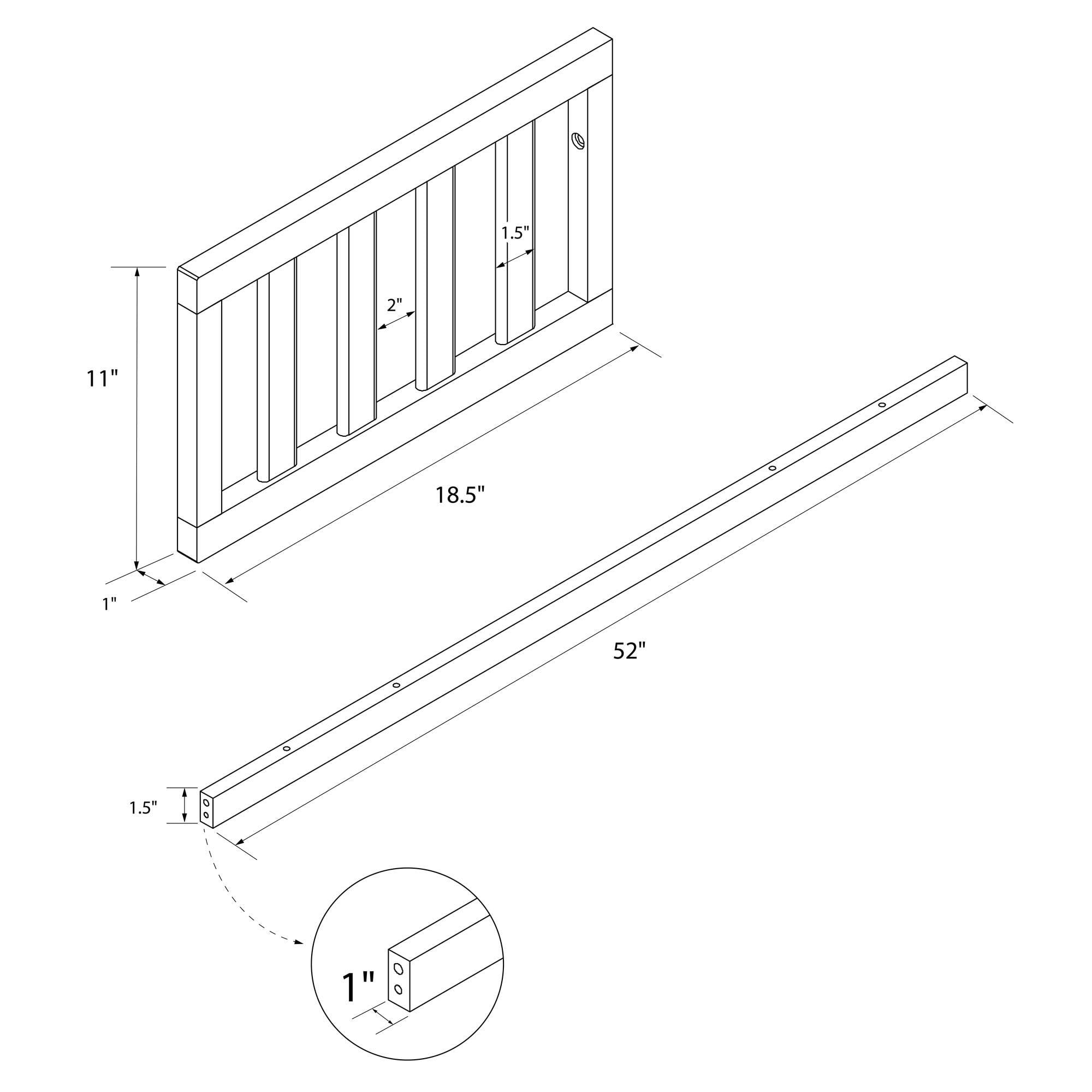 Baby Relax Universal Daybed & Toddler Rail