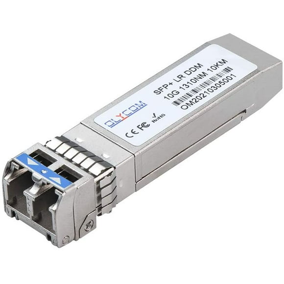 10G SFP+ LC Singlemode 1310nm 10km DDM 10GBase-LR SFP+ Transceiver Compatible for Cisco SFP-10G-LR Ubiquiti UF-SM-10G