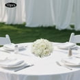 thumbnail image 2 of ToppiJoy 10 Pieces Flower Balls for Centerpieces, 9.4" Diameter Artificial Flower Ball Arrangement Bouquet Party Centerpieces for Tables Decorations Wedding (White), 2 of 14