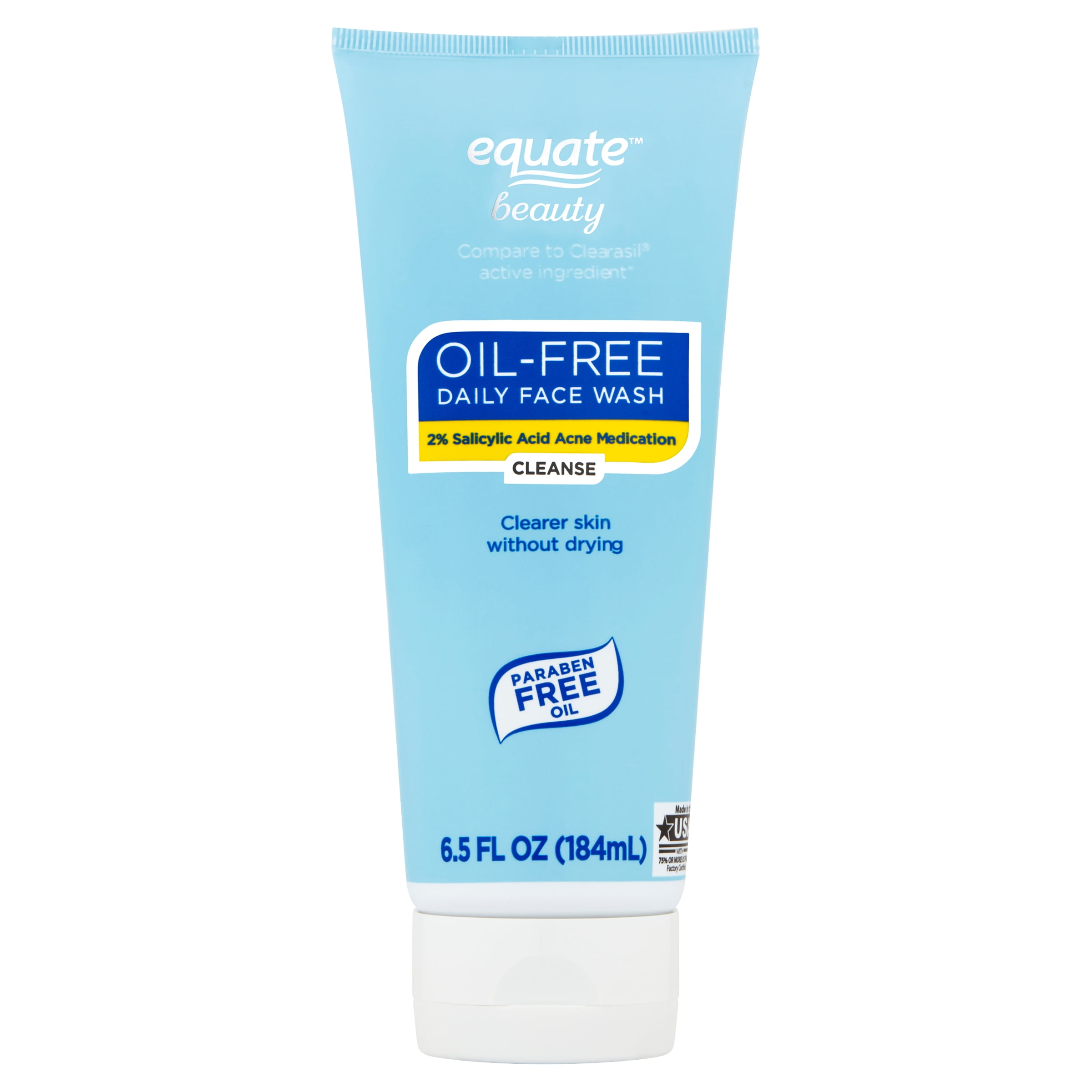Equate Beauty Oil-Free Daily Face Wash, 6.5 fl oz