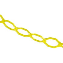 2 Inch x 50 Feet Yellow Gothic Plastic Safety Chain
