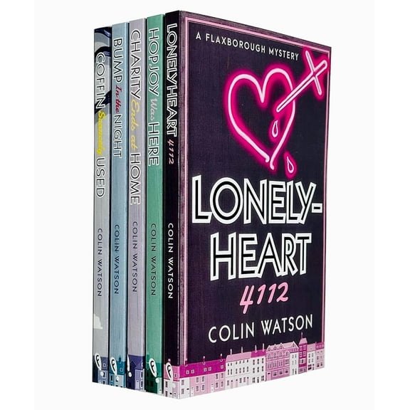 A Flaxborough Mystery Series By Colin Watson (Vol. 1-5) 5 Books Set - Fiction - Paperback