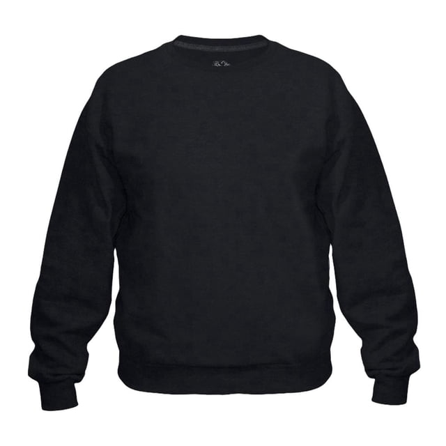 Sudadera Fruit of the Loom . Talla EG Cuello Redondo Negro