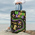 thumbnail image 4 of Uemuo Mardi Gras3 Printed Washable Luggage Cover - Fashion Suitcase Protector Fits 18-32 Inch Luggage -Small, 4 of 9