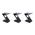 thumbnail image 4 of Youkk Plastic Z-Shape Stand Barber Salon Brush Holder Tools Shaving Rack Black Style A 3Set, 4 of 6