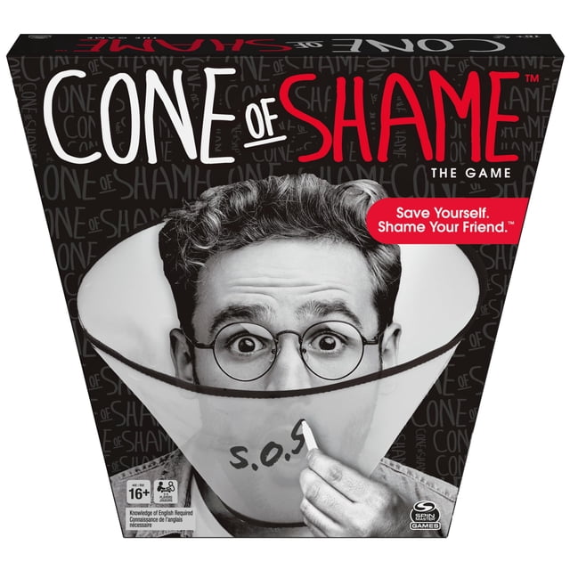 Juego de fiesta Spin Master Cone of Shame para adultos y adolescentes