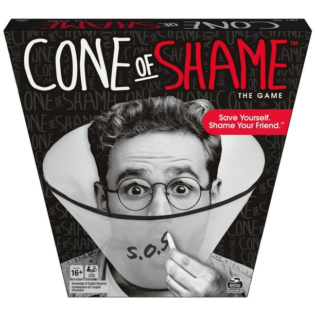 Juego de fiesta Spin Master Cone of Shame para adultos y adolescentes