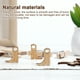 thumbnail image 2 of 100 mini botas de madera colgantes, adornos de botas de vaquero de madera, manualidades DIY, decoraciones para bodas y fiestas., 2 of 7