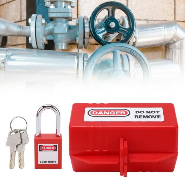 Power Plug Safety Lockout Kit Padlock for Air Conditioner TV Industry Chemistry