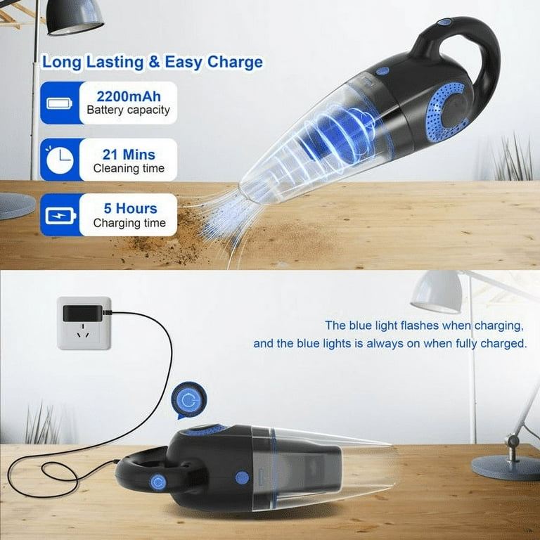 Easy Home Cordless Handheld Wet/dry Vacuum Cleaner informacionpublica