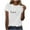 White, variant on Women's Valentine's Day Printed Crew Neck Short Sleeve T-Shirt Top Graphic Tees