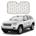 thumbnail image 4 of Bingfone Rabbit And Flower Car Windshield Sunshade,Sun Foldable Sun Shield Sun Visor for Car - Medium, 4 of 8