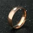 thumbnail image 7 of 6mm Silver/Gold Titanium Steel Band Men's Women's Wedding Couple Rings Size 5-13, 7 of 7