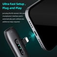 thumbnail image 3 of MIC-01 One-Trigger-One 2.4G Wireless Microphone Magnet/ Clip On Mic for Smartphone 3-Level Noise Cancelling Built-in TF Card Slot Remote Shutter Control with Carrying Case External Mic for, 3 of 7