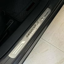 For Mazda 3 Stainless Steel Car Door Sill Plate Trim Accessories Threshold Pedal Stickers Auto Parts 2017-2025