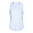 thumbnail image 1 of Camiseta de yoga de primavera y verano, blusa sin mangas para mujer, blusa de yoga holgada, transpirable y de secado rápido, 1 of 6