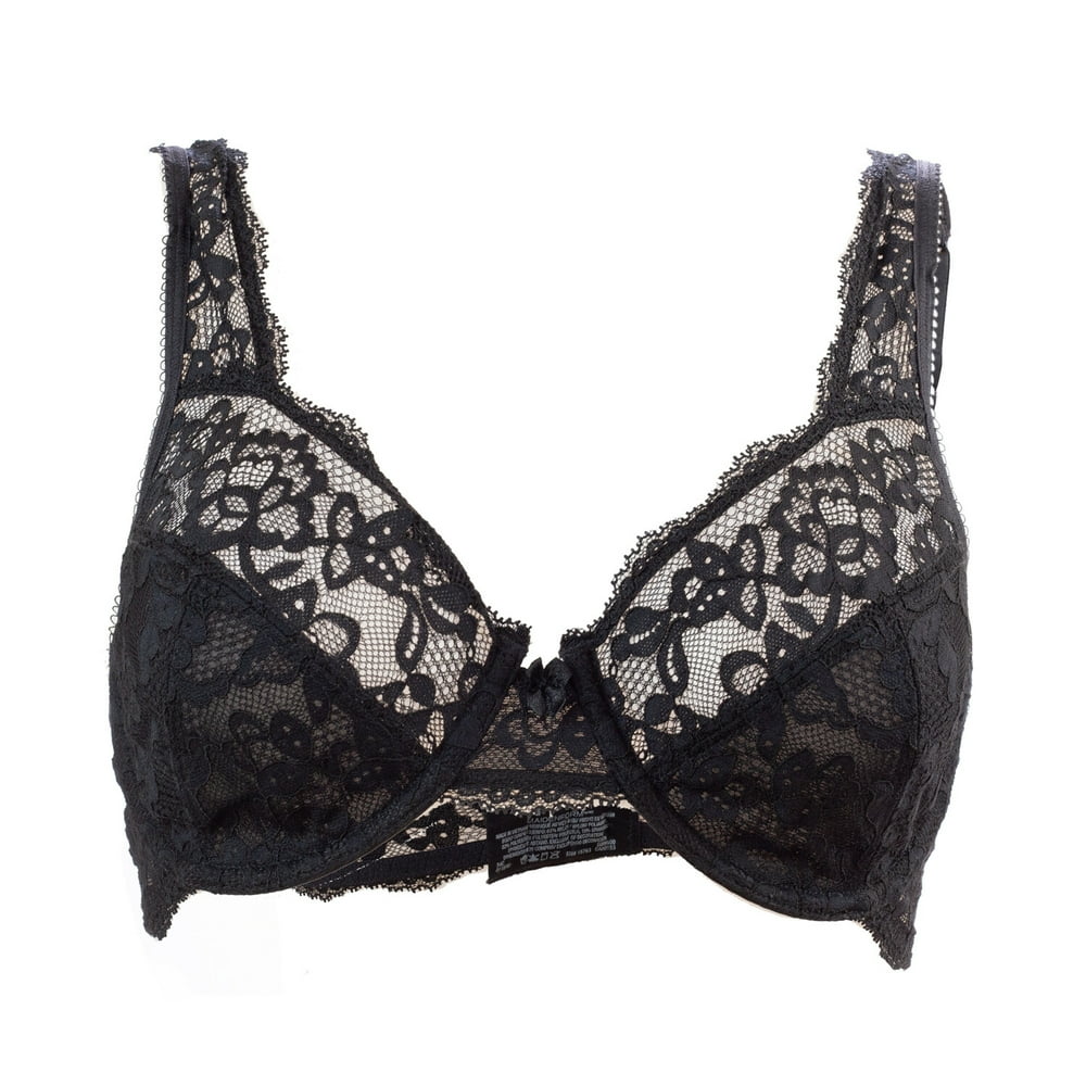 Maidenform Maidenform Women's Black Unlined Embellished Underwire Bra