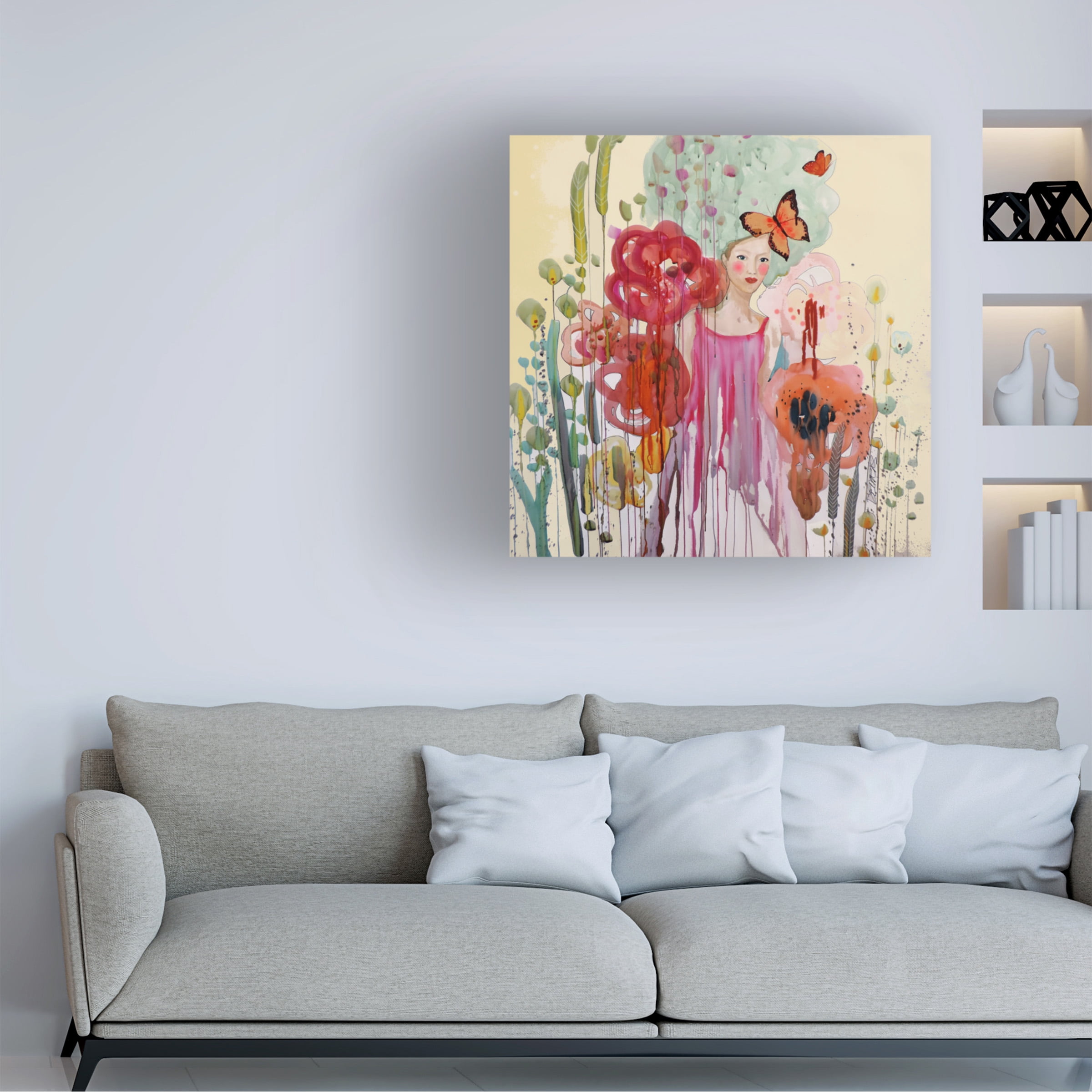 Sylvie Demers 'Les Temps Presents' Canvas Art