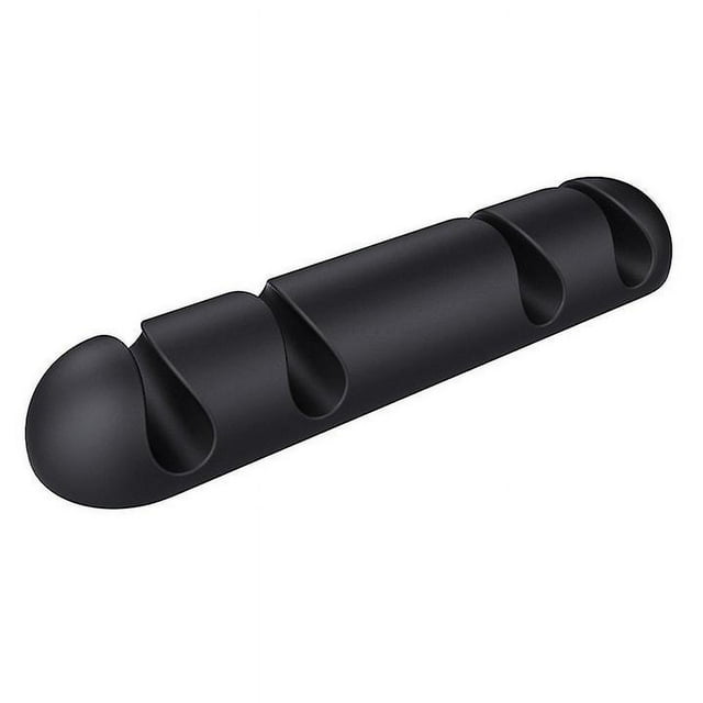 Nouveau Support de Cordon d'Alimentation à Quatre Trous, 1 Pce, Niuniu Noir