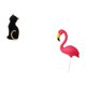 thumbnail image 5 of Figura De Resina De Gato Y Pájaro, Escultura Decorativa, Adorno Coleccionable Para Entrada, Estantería, Sala De Estar, Dormitorio, Jardín, Accesorios De Hadas, Estaca De Flamenco, Primavera, 5 of 8