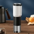 thumbnail image 4 of Portable Rechargeable Coffee Grinder, 5-Speed Adjustable, USB Charging, 3-Minute Timer, Easy Clean, ABS Material, White, 20.5x5.3x6cm, 370g, for Kitchen, Travel, Coffee Lovers, 4 of 8