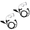 thumbnail image 1 of Auriculares AIRSN Transparente de 2 Pines con Tubo Acústico para Motorola CP200 GP300 CLS1110 CLS141, 1 of 8