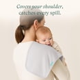 thumbnail image 3 of PurComfy SuperSoft Burp Cloths, Premium Bamboo Viscose Baby Burp Cloths, Absorbent & Skin-Friendly, Large 21” x 10”, Unisex Baby Essentials for Feeding, Spit-Up & Baby Shower Gift, 3-Pack, 3 of 10