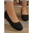 thumbnail image 5 of Dlongli Women's Wide Toe Box Flats Shoes Ballet Flat,Knit Mesh Slip-on Shoes, Wide Width Walking Shoe, Comfort, Dressy, 5 of 5