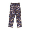 thumbnail image 6 of Daiia Gnomes And Houses Men's Sleep Pant with Pockets and Drawstring,Pajama Pants-Medium, 6 of 9