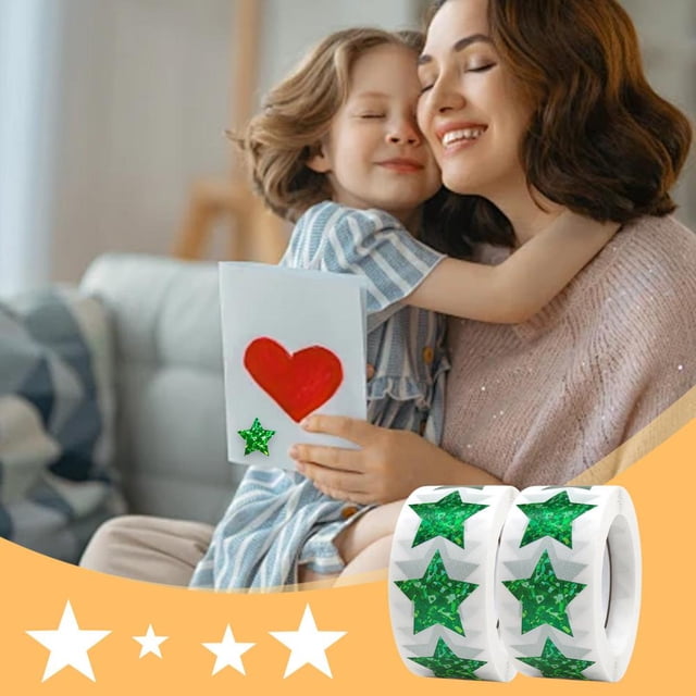 Feltree 1000 Pcs Star Stickers Star Stickers for Kids Star Sticker Star Stickers Small