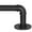 Black, variant on Heavy Duty 1 Inch Industrial Curtain Rod for Windows 35 to 75 Inches Adjustable Length, Blackout Wrap Around Drapery Rod for Indoor Outdoor Use, Black