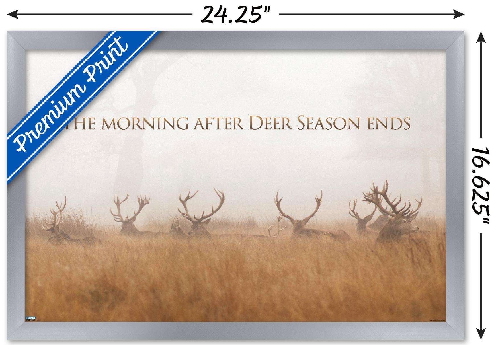 Hunting - The Day After Wall Poster, 14.725" x 22.375", Framed