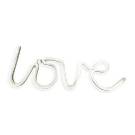 

SunHLX Neon Light Love Shape Decoration LED Multi-purpose USB Night Light for Birthday