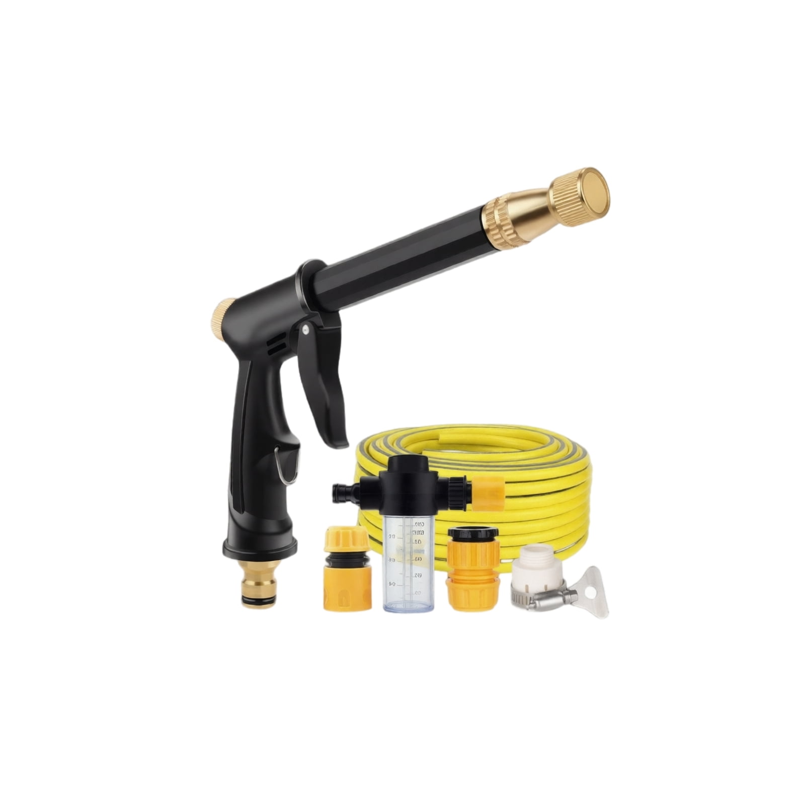 Water Hose Nozzle, Washing Water Gun, Pressure Washer Wands, Trigger Thumb Control Garden Hose Nozzle Sprayer,Plastic Water Nozzle, Water Nozzle for Car Wash Cleaning B