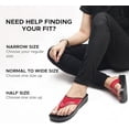 thumbnail image 7 of AEROTHOTIC Flip Flops for Women with Arch Support Plantar Fasciitis Orthopedic Cushioned Footbed Comfortable Non-Slip Sole with Padded Straps Dressy Casual Recovery Women Sandals, 7 of 7