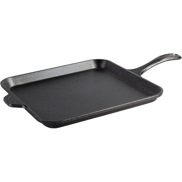 Plancha cuadrada de hierro fundido de 11 pulgadas