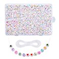thumbnail image 1 of Up to 65% off Kitchen Gadgets 1200pcs Round Acrylic Alphabet Beads 4x7mm Beads For Bracelets Making Key Chains Kitchen Organizers and Storage, 1 of 7