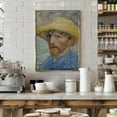 thumbnail image 3 of Vincent Van Gogh's Self Portrait (1887) Framed Art Modern Wall Decor, 3 of 15