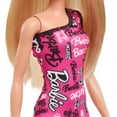 thumbnail image 4 of Barbie Fashion Doll with Straight Blonde Hair Wearing Removable Pink Dress [Walmart Exclusive], 4 of 6