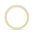 thumbnail image 2 of ANGARA Lab Grown Half Eternity Diamond Wedding Ring for Women in 14K Yellow Gold (Size-1.55mm| Color-F-G| Clarity-VS) | April Birthstone, Anniversary, Jewelry Gift for Women | Lab-Grown Diamond Ring, 2 of 4