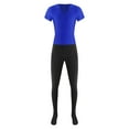thumbnail image 1 of Aislor Combinaison de Ballet une Pièce à Manches Courtes pour Hommes, Bleu Royal m, 1 of 7