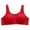 Red, variant on Jsaierl Womens Bras No Wire Push Up T-shirt Bras Seamless Full Coverage Bralettes Soft Daily Full Figure Bras