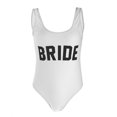 thumbnail image 2 of kusrkot Maillot de Bain Bikini pour Femmes avec Imprimé Lettre, Tenue de Plage Monokini L L, 2 of 9
