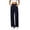Navy, variant on Oksale Khaki Pants for Women High Waisted Chino Pants with Pockets Trendy Vintage Loose Straight Leg Dress Pants Lightweight Trendy Trousers Black M