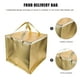 thumbnail image 4 of Bolso de entrega de alimentos aislados bolsas para llevar comida para llevar decorativo bolso de comestibles portátiles, 4 of 6
