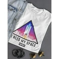 thumbnail image 3 of NASA I Need My Space Design Women T-Shirt, Female 5X-Large, 3 of 4