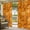Orange, variant on Outdoor Curtains for Patio Waterproof, Red Geometric Outdoor Privacy Panels Grommet, Vintage Minimalism Abstract Aesthetic Blackout Outside Curtains for Porch/Cabana/Pergola/Gazebo 54"x108", 1 Panel